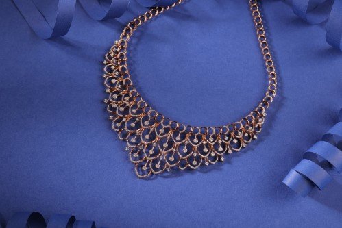 Vasundhara Diamond Roof diamond necklace